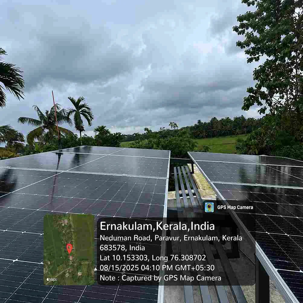 Solar panel installation services for homes and businesses in Ernakulam Kerala